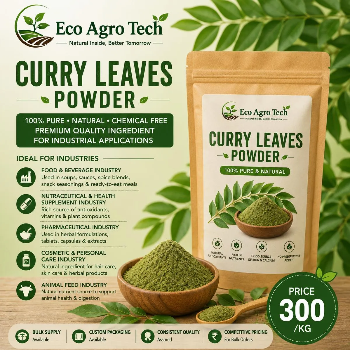 Curry leaves powder